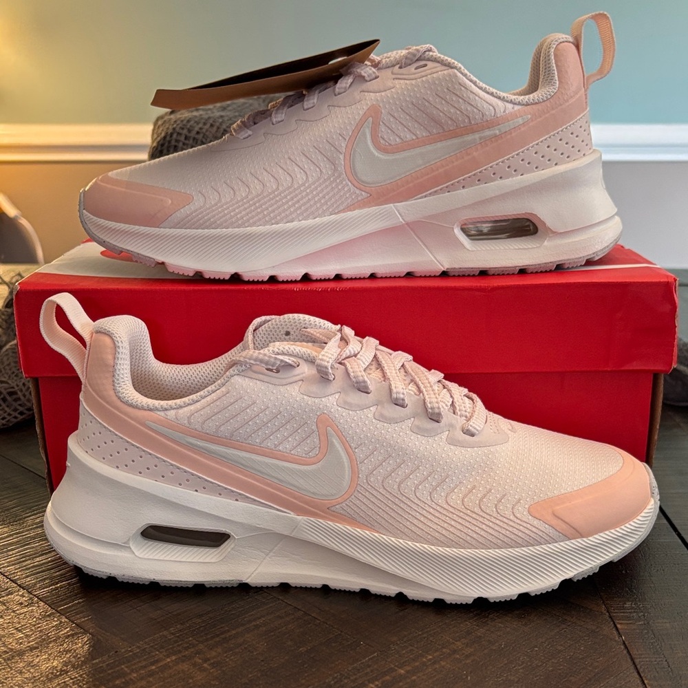 Nike Women’s Air Max-style Sneakers Pink & White